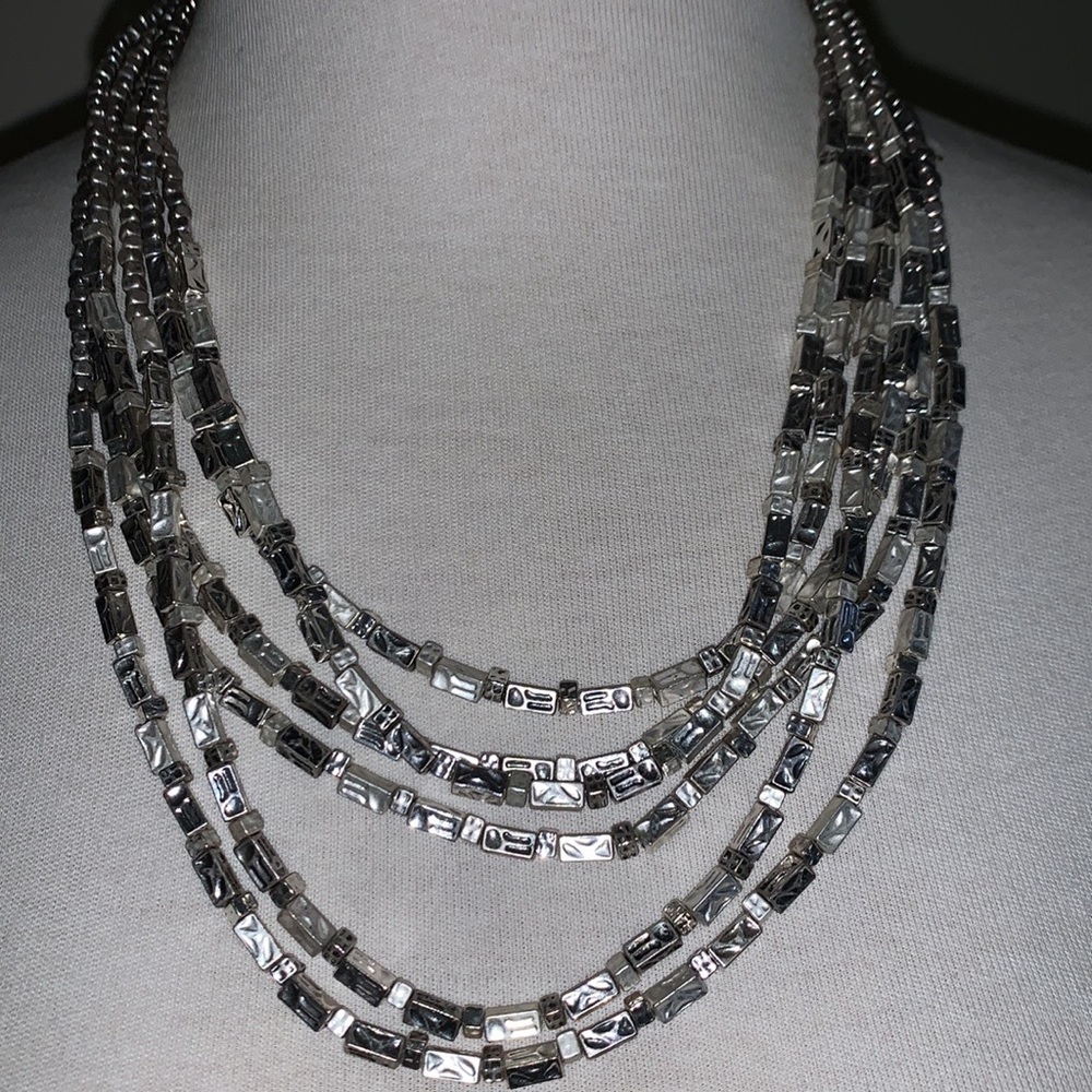 Chico’s Beautiful multi strand statement necklace